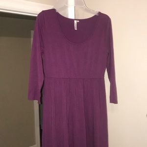 Deep purple maxi dress
